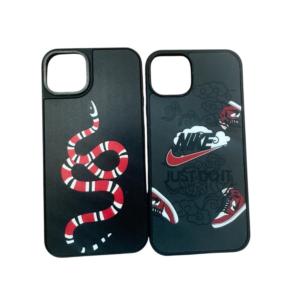 iPhone14 plus cases. 2 cases! Nike design. Non magnetic.